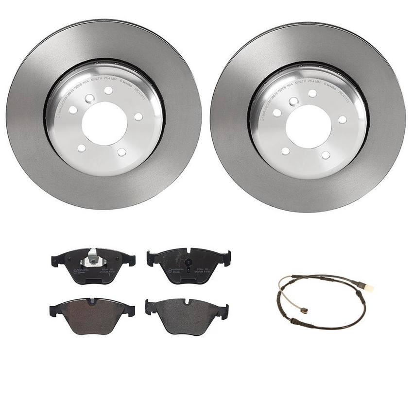 BMW Brembo Brake Kit Pads and Rotors Front (348mm) (LowMet